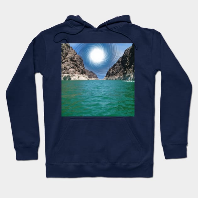 Lake Mead Vortex, Las Vegas Hoodie by tommysphotos